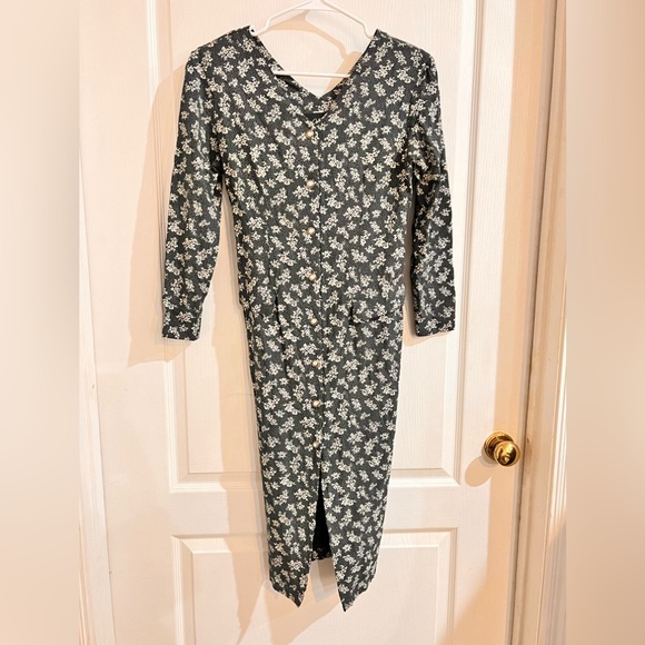 VENDOR ITEM : WILL NOT TAKE LESS Vintage Alexis Fashions Inc Floral Dress - Picture 2 of 12